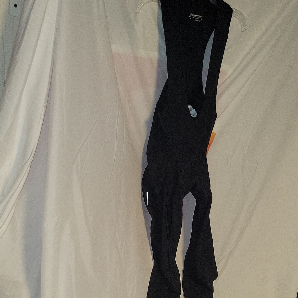 Mens Medium Cycling Full Bib Pant Micro Fleece Thinner Style Road Mtn Gravel
